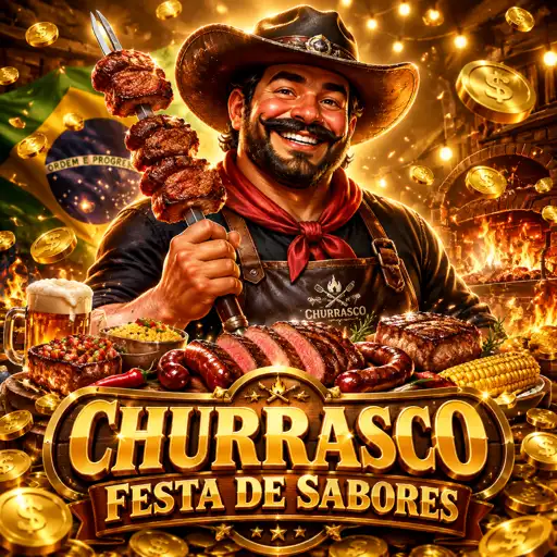 Coelho dourado do slot Fortune Rabbit em cenário neon